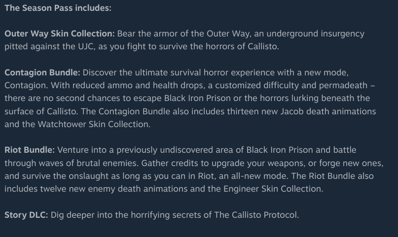 The Callisto Protocol Is Adding More Death Animations As Part Of Its Season  Pass