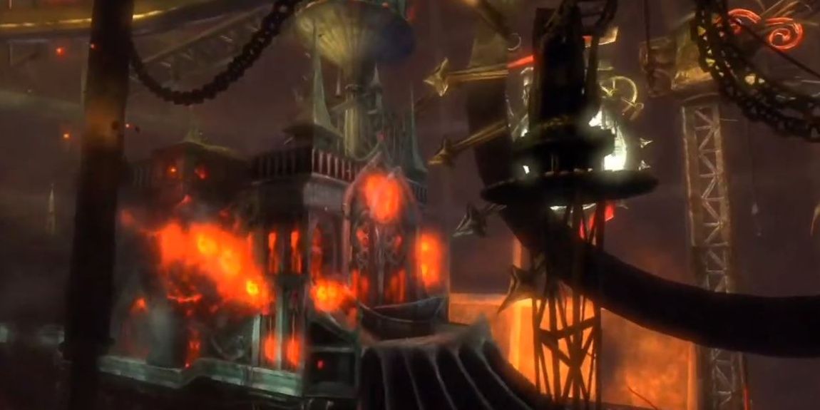 The Infernal Train pulls in in Alice: Madness Returns