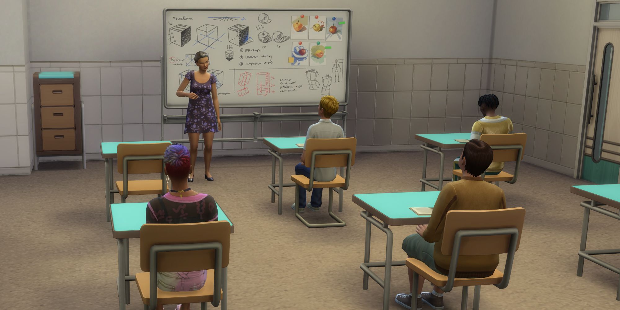 TS4 classroom with class in progress