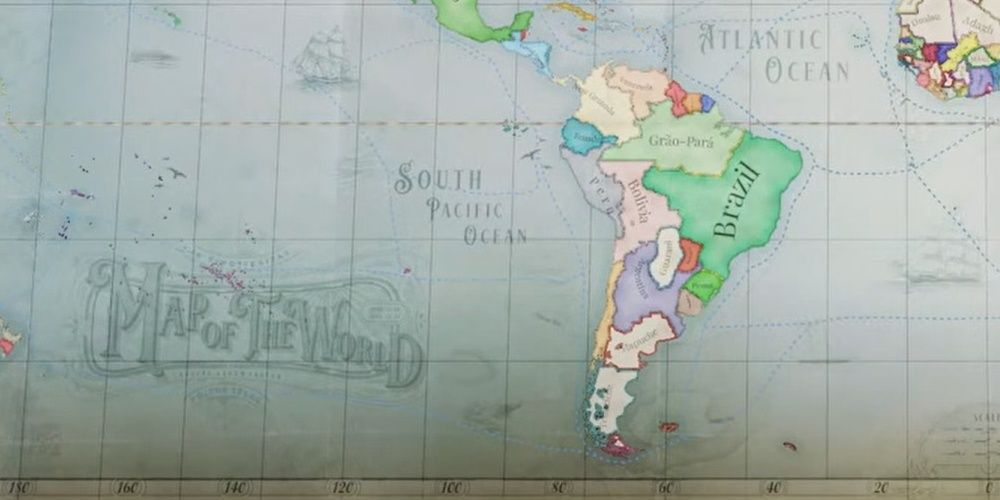 Victoria 3 South American Brazil South pacific Ocean
