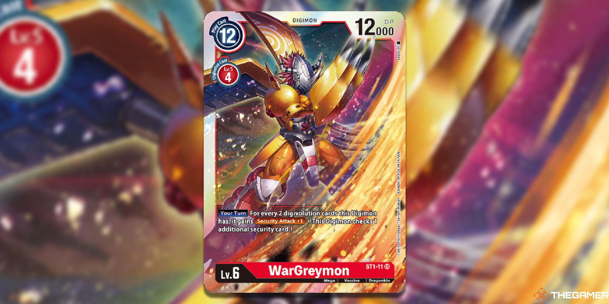 wargreymon st1 digimon card game