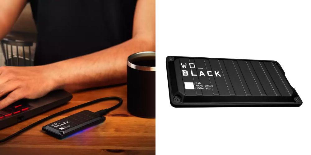 WD_BLACK P40 Game Drive SSD collage