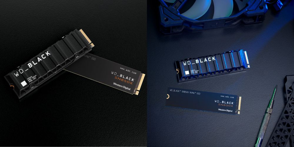 WD_BLACK SN850X NVMe SSD collage