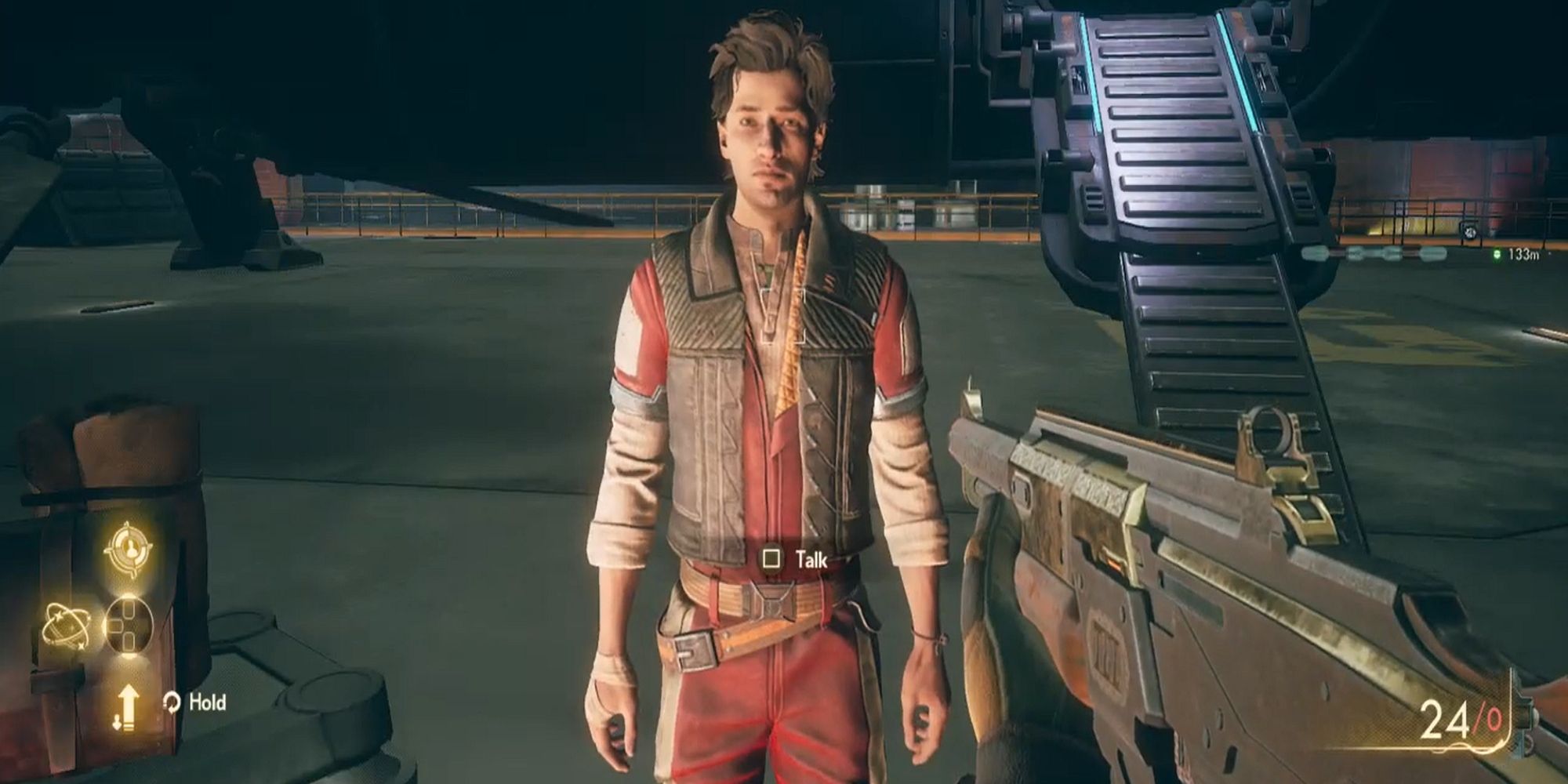 Hiring Felix in The Outer Worlds