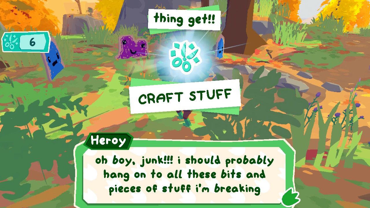 Scrap Item Popup Crafting Skill Thing Get