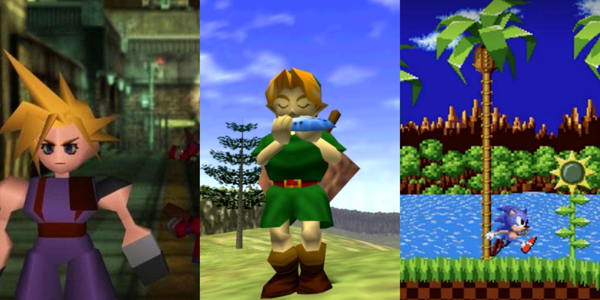 90s Soundtracks Featured Final Fantasy 7 Ocarina of Time Sonic the Hedgehog
