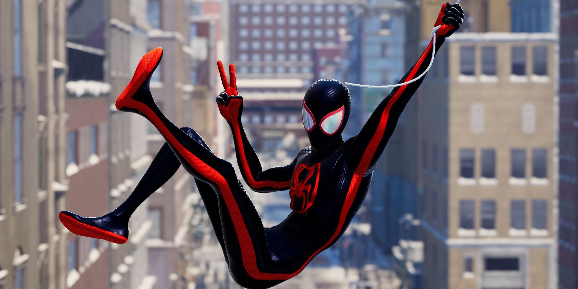 A mod that gives Miles his updated Across the Spider-Verse look.