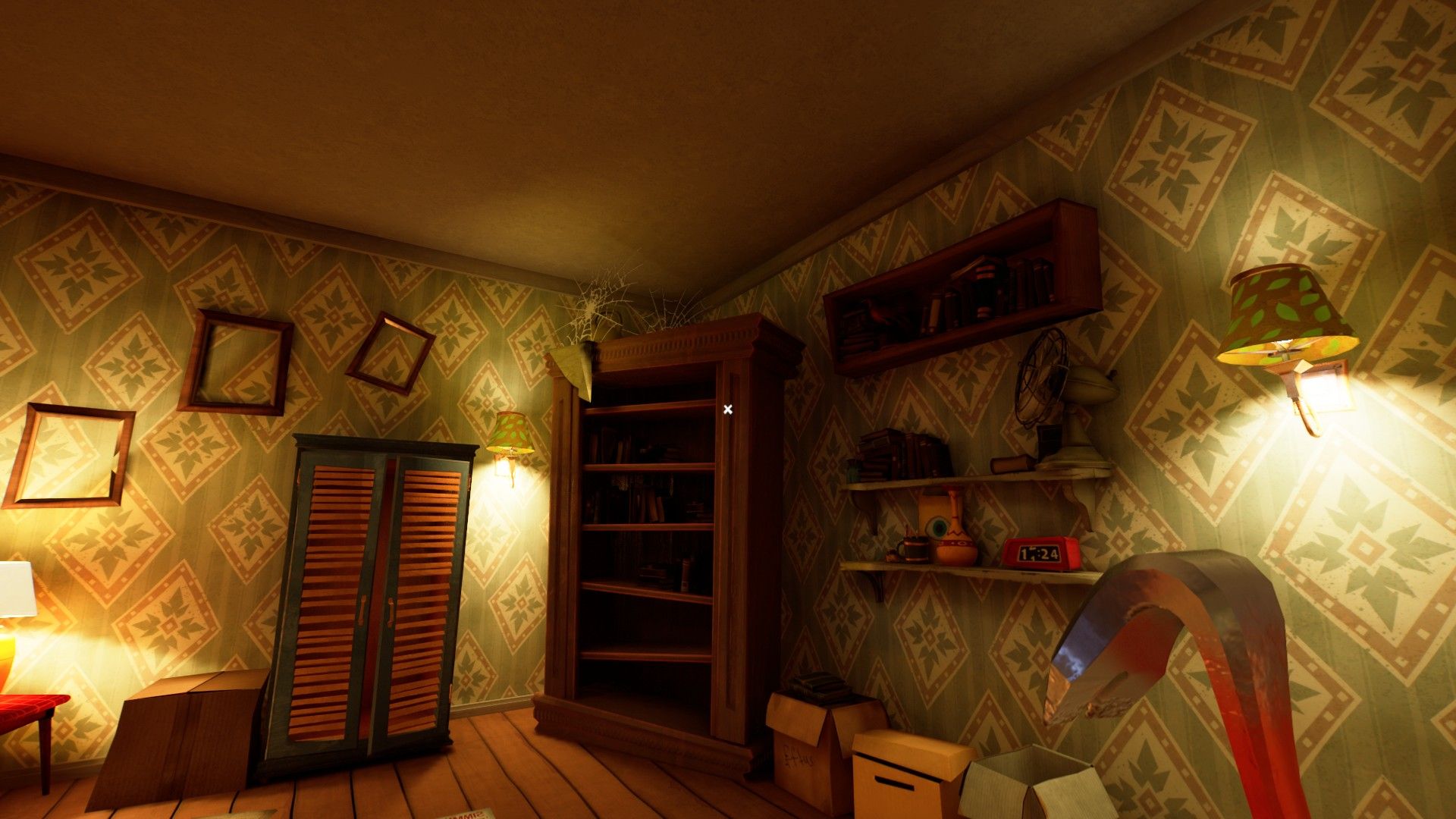 An alarm clock that can be used to attract the pursuer to your location in Hello Neighbor 2
