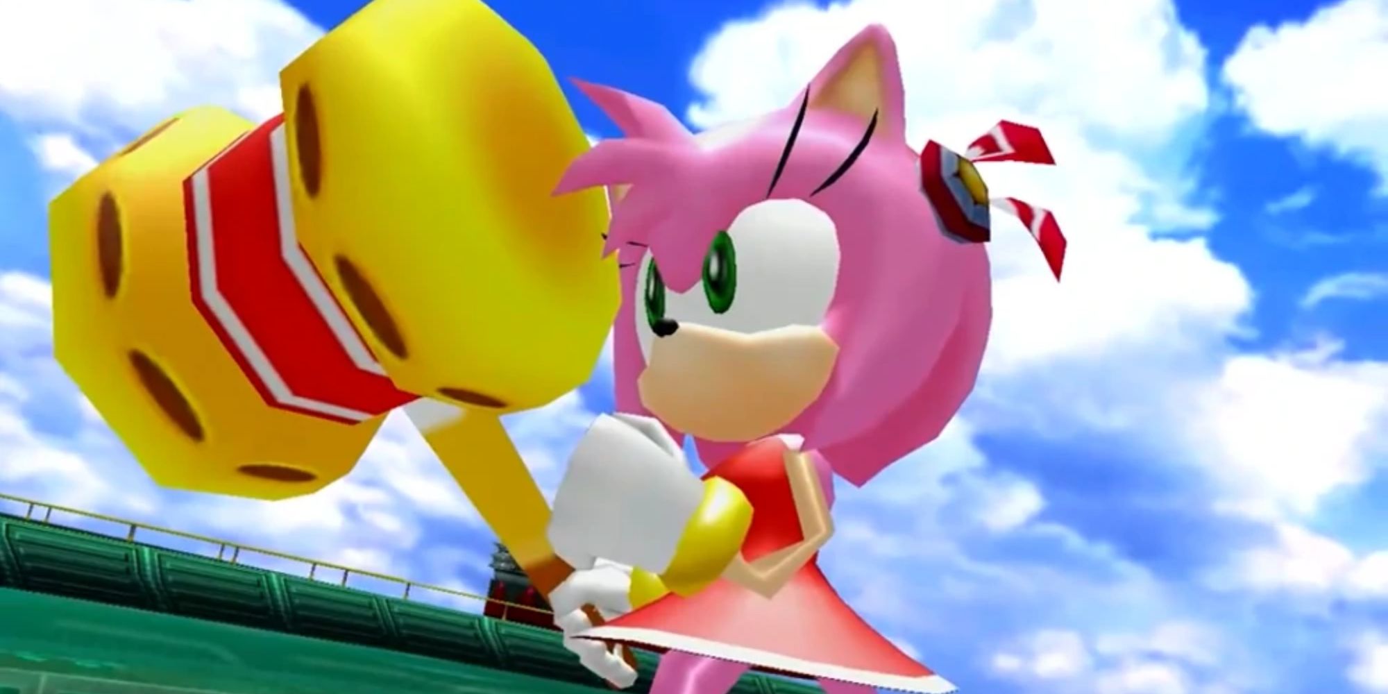 Amy Rose with the Piko Piko Hammer