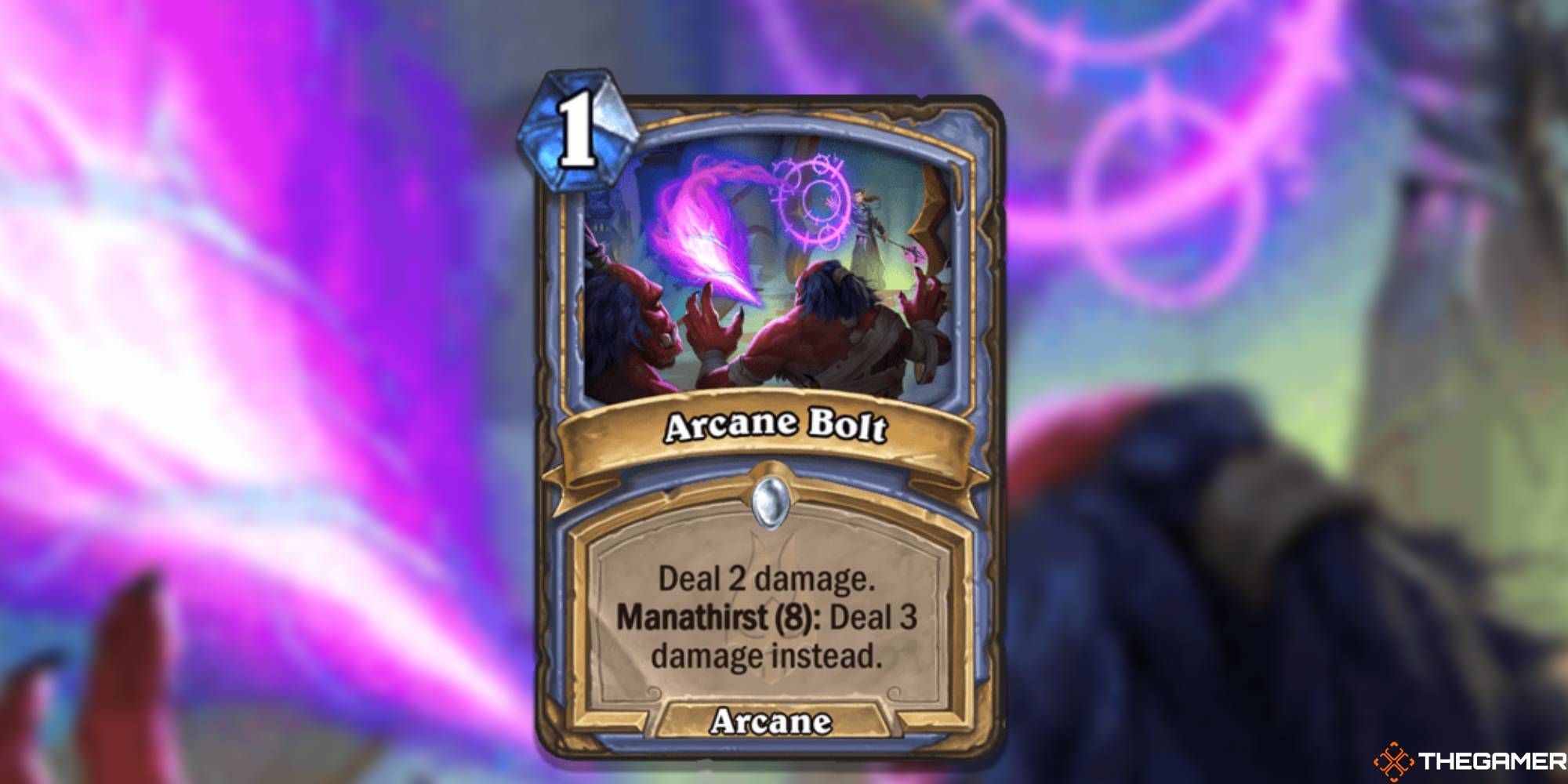 Arcane Bolt Hearthstone March of the Lich King