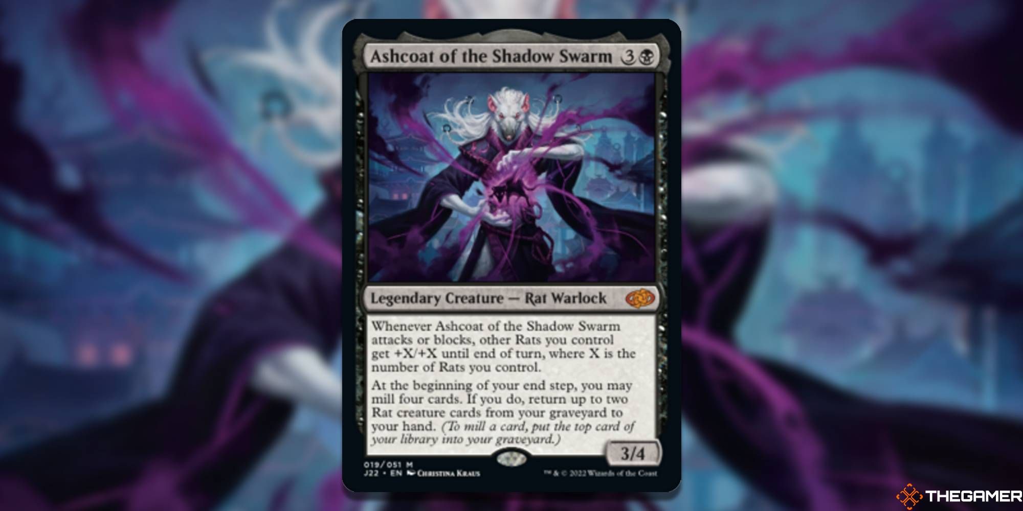 Ashcoast of  the Shadow Swarm - MTG Rat Commanders