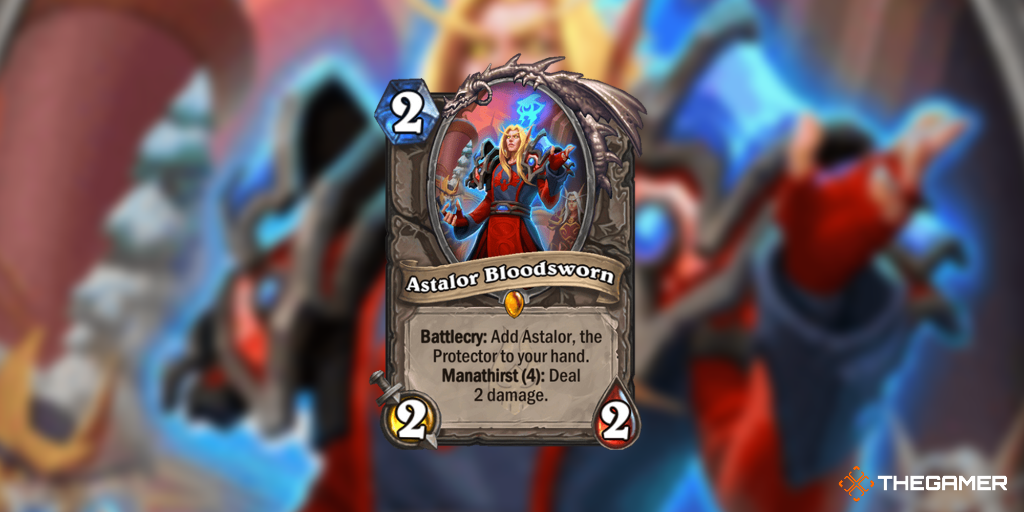 Astalor Bloodsworn Hearthstone Card