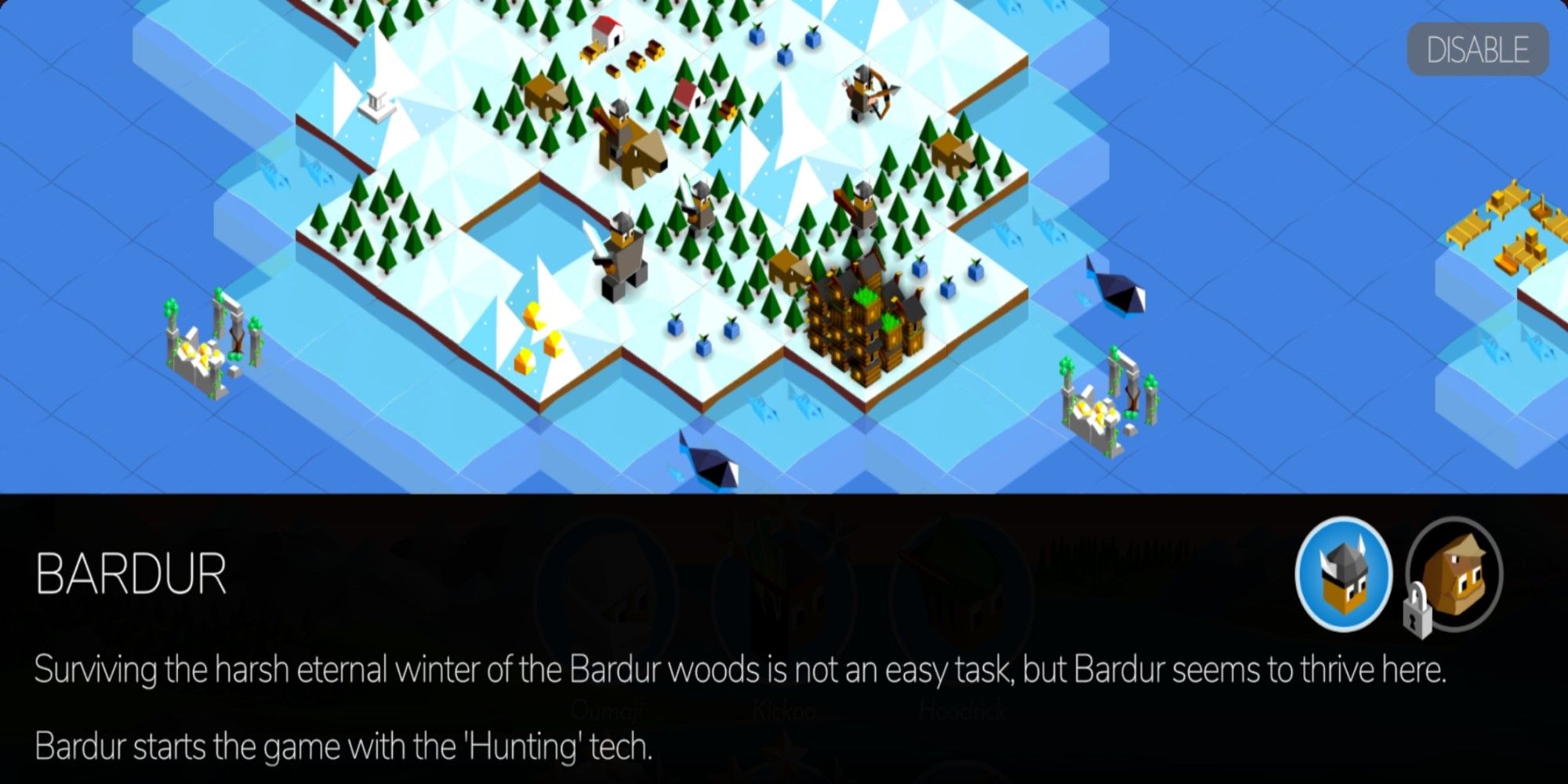 Information on the Bardur Tribe from Battle of Polytopia.