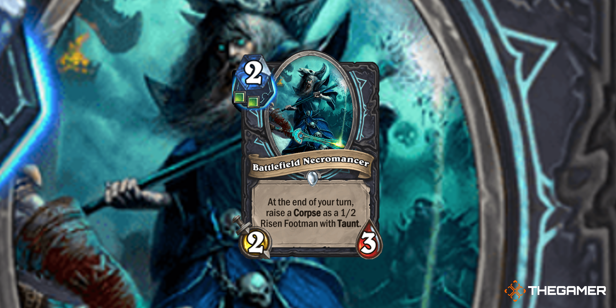 Battlefield Necromancer Death Knight Card