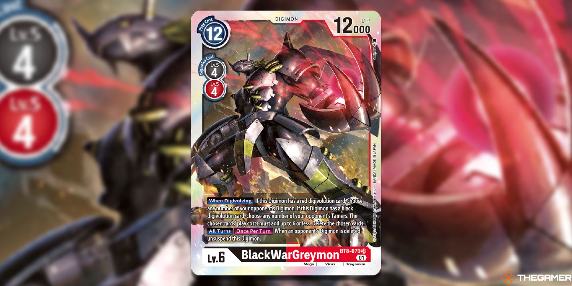 blackwargreymon bt8 digimon card game