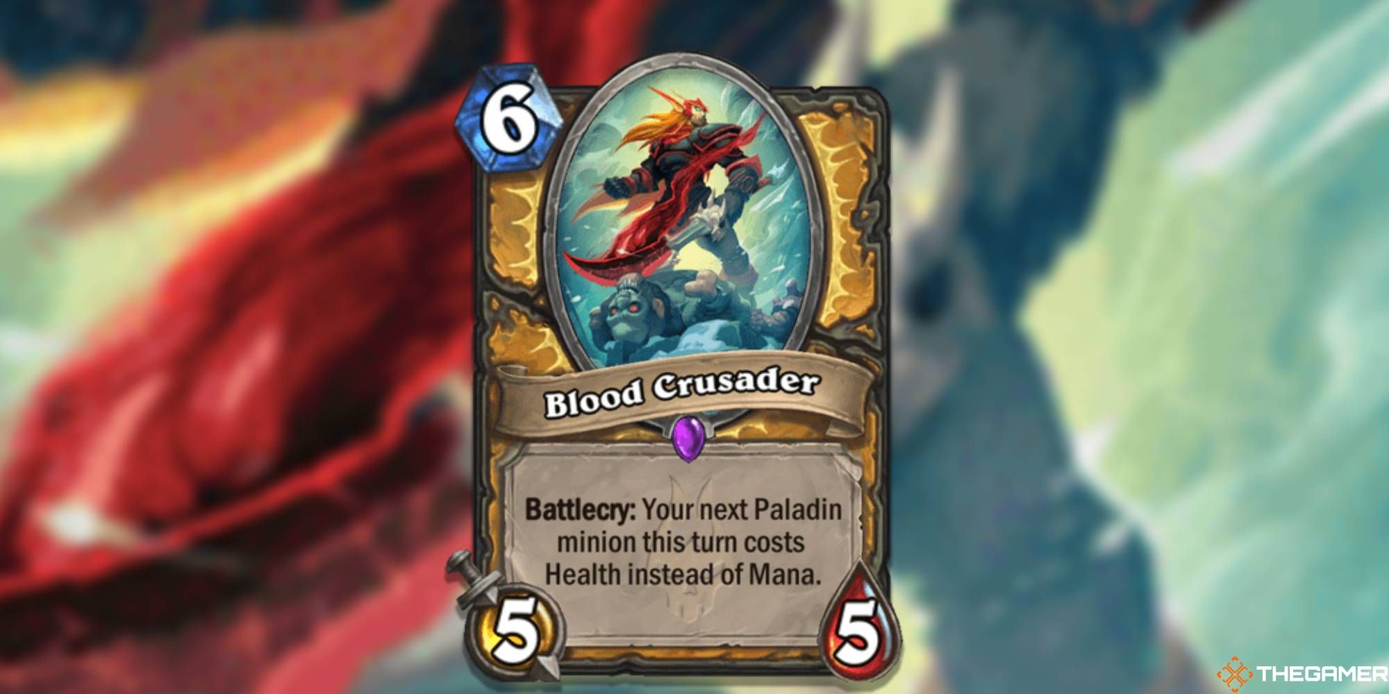 Blood Crusader Hearthstone March of the Lich King