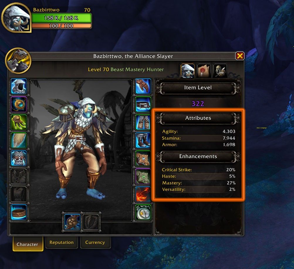 Hunt stats. World of Warcraft характеристики для ПК. Руководства охотника до 8 уровня крафт. Как получить руководство охотника 15 уровня.