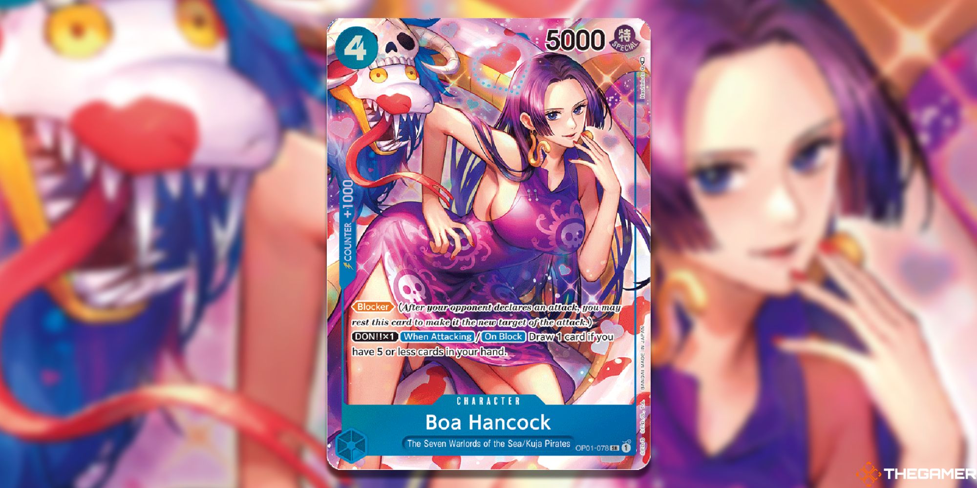 boa hancock parallel art one piece card game