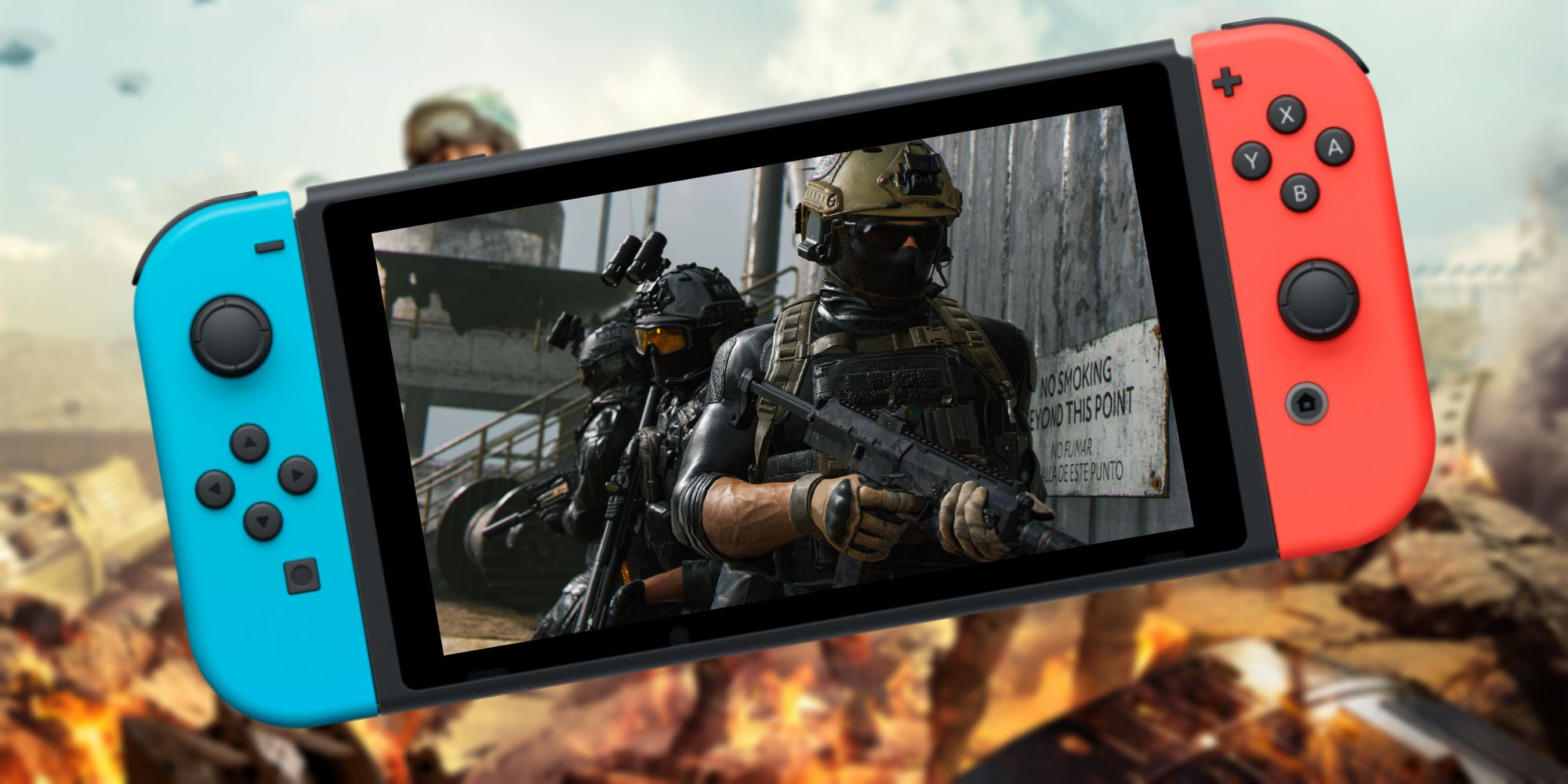 Call of Duty on a Nintendo Switch
