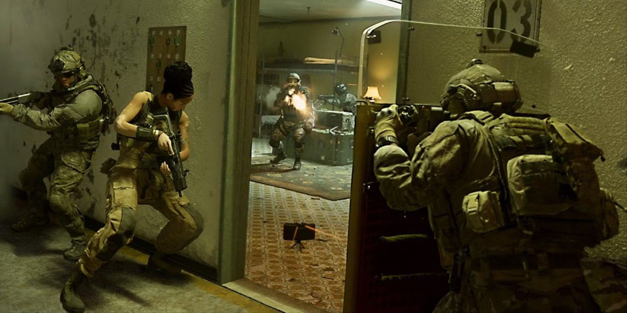 call of duty modern warfare 2 player using riot shield