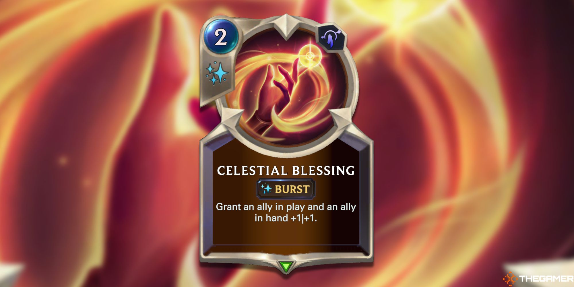 Celestial Blessing Card Legends Or Runeterra