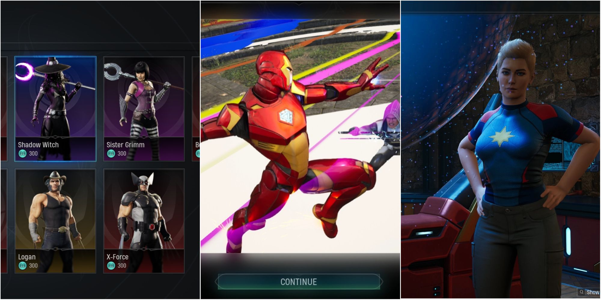 Midnight Suns Mod Gives Captain Marvel, Magik, and Nico New Looks