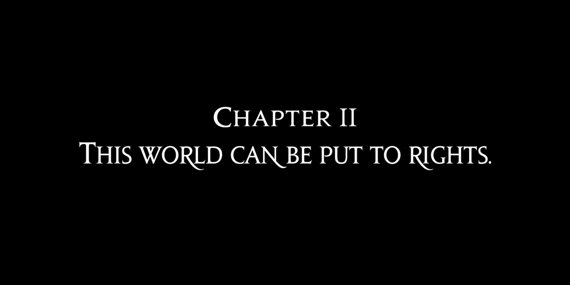 Chapter 2 title card Tactics Ogre Reborn