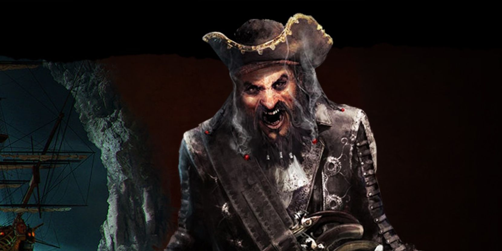 civilization 6 blackbeard mod portrait