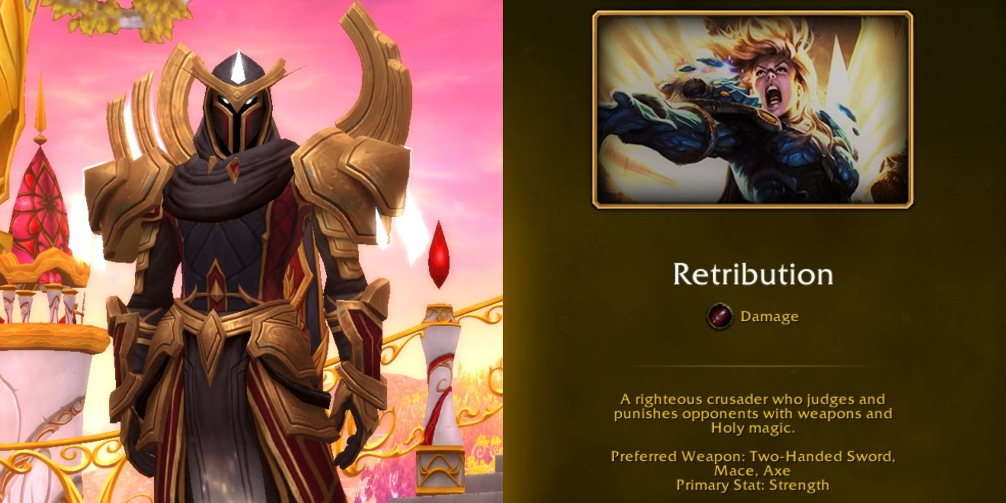 World Of Warcraft Retribution Paladin Spec