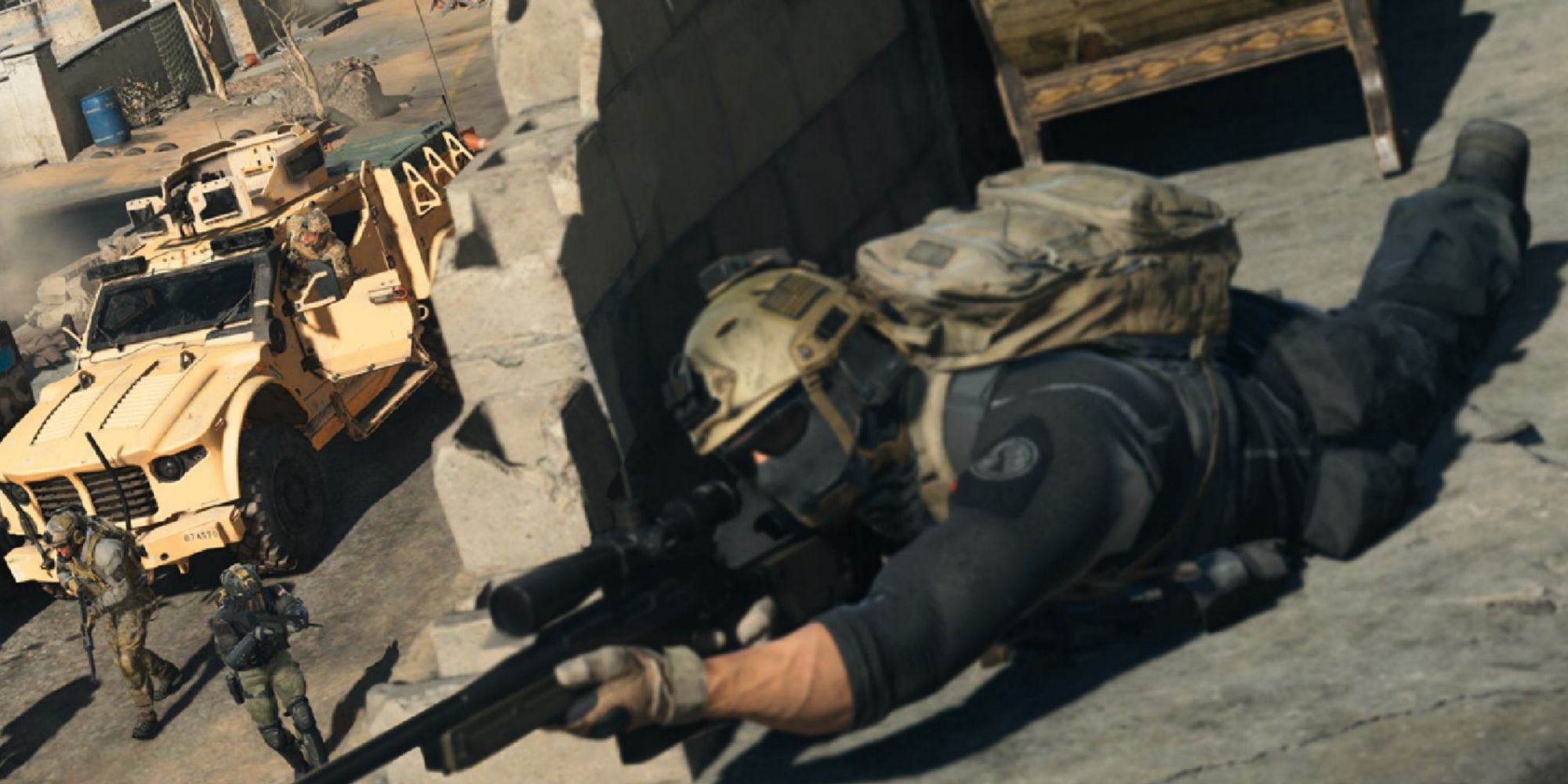 Modern Warfare 2 Call of Duty prone sniper