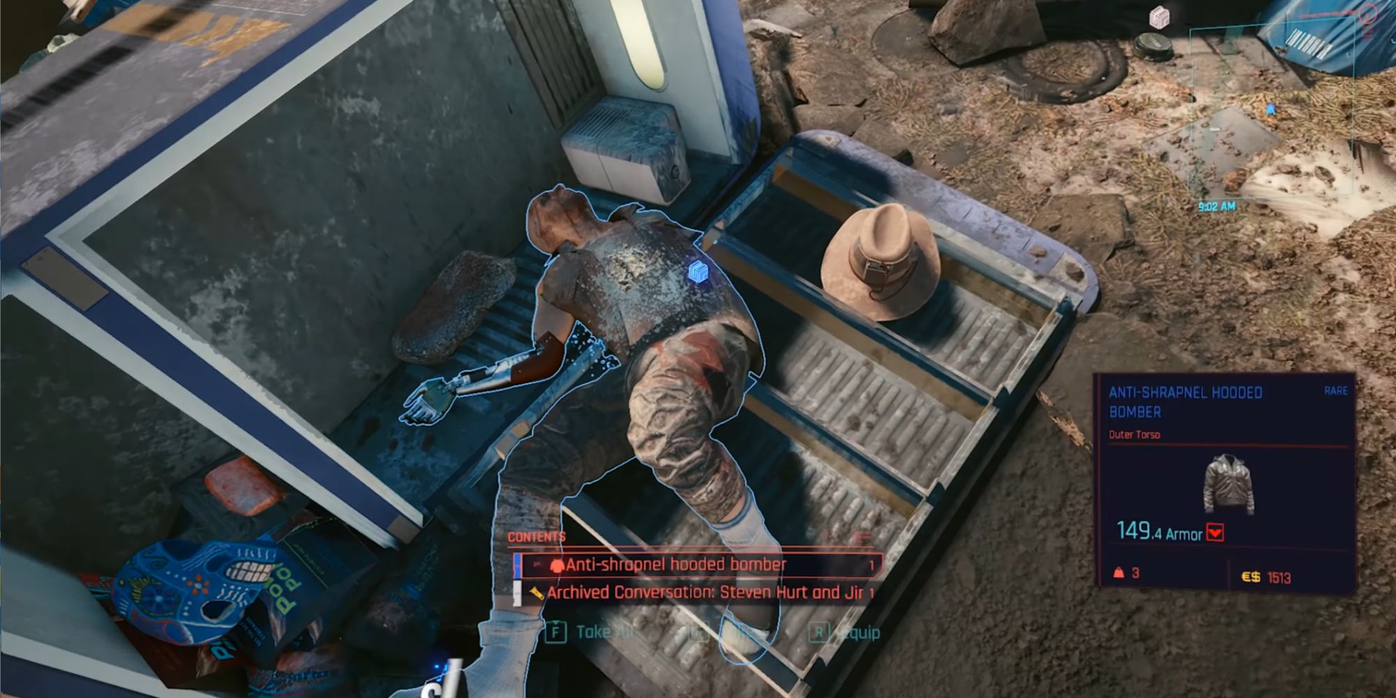 Cyberpunk 2077 Indiana Jones easter egg