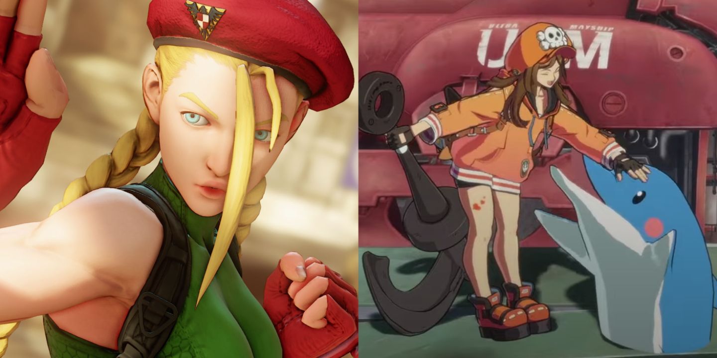 Cammy from Street Fighter 5 and May from Guilty Gear Strive