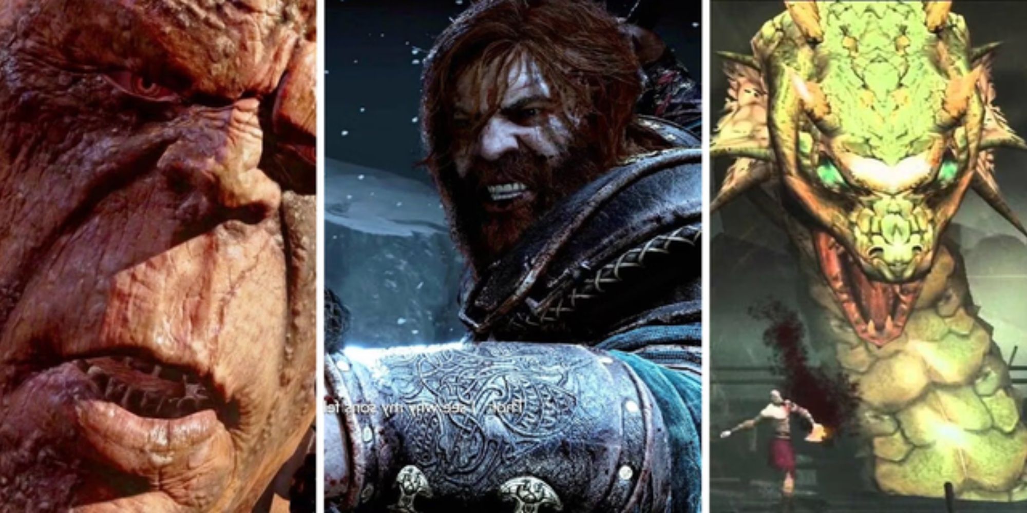 God Of War Most Epic Boss Fights with Thor, Hydra and Cronos