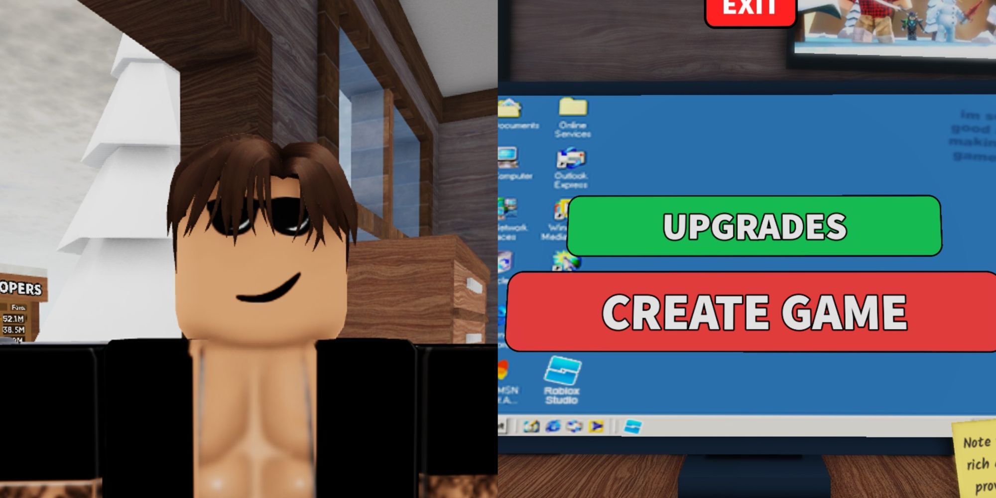 So I made a new Roblox game 