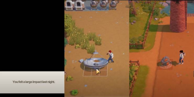 Coral Island Hidden Meteor Satellite Falls On Farm