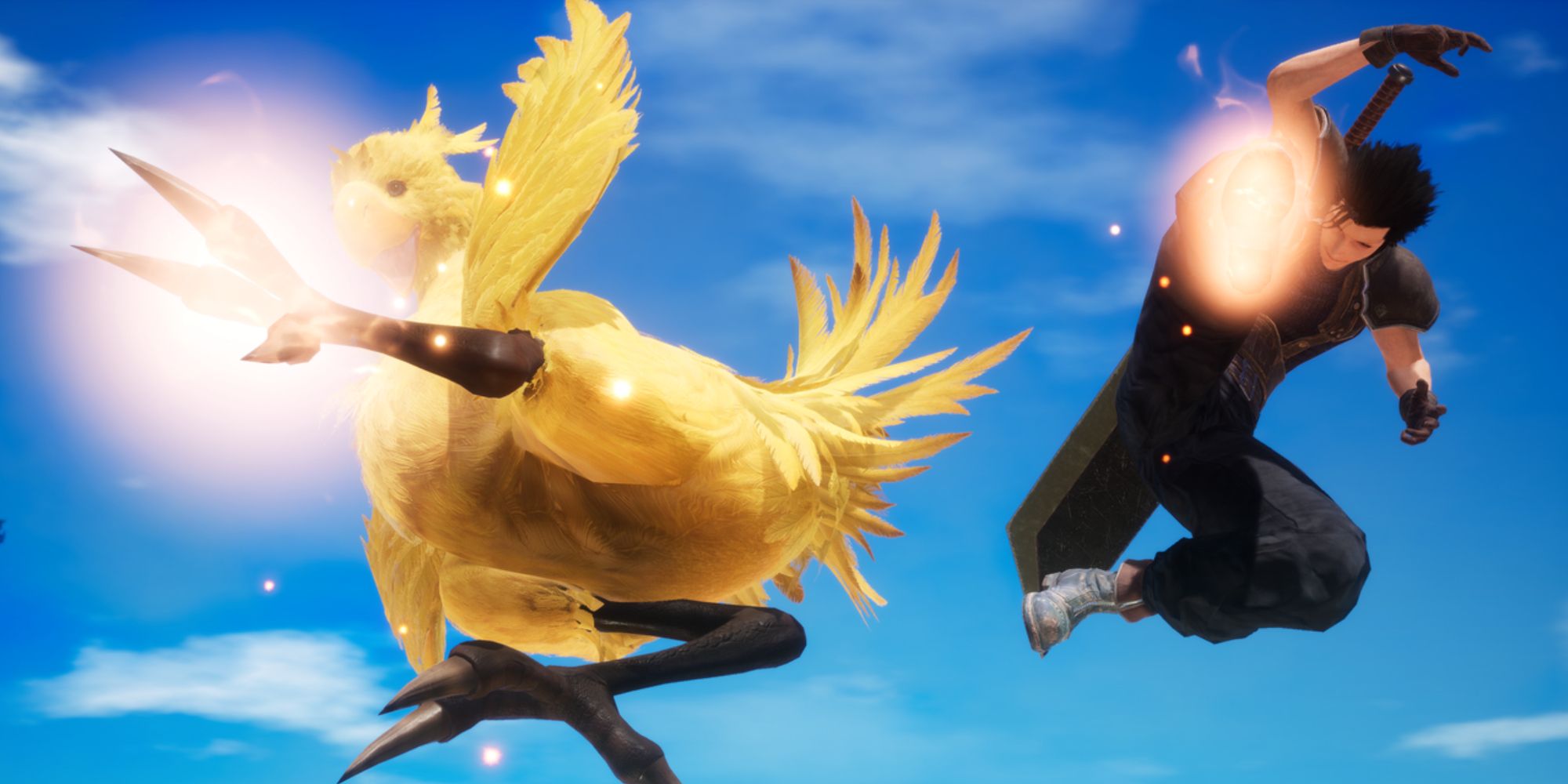 The Chocobo Stomp Chocobo Mode Limit Break in Crisis Core: Final Fantasy 7 Reunion