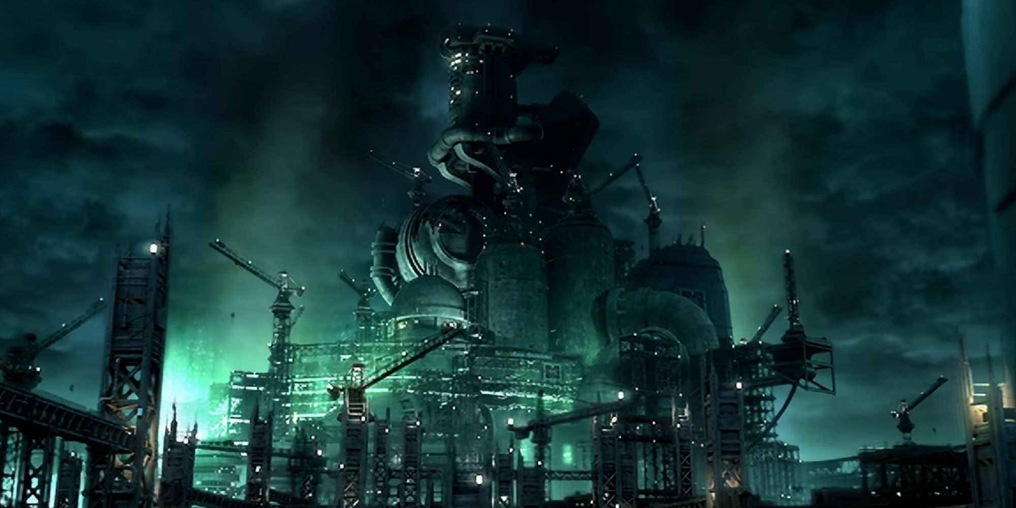 Final Fantasy 7 Reunion Crisis Core - Midgar in opening FMV