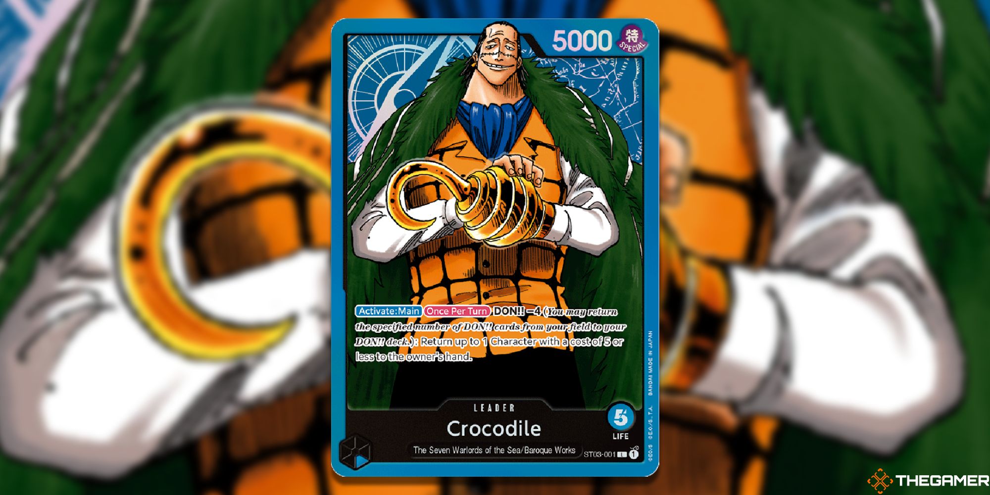 crocodile starter deck leader one piece card game