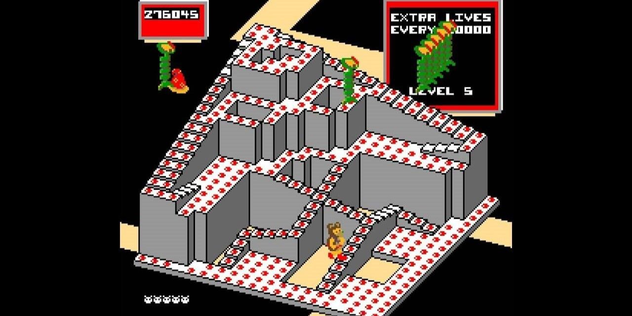 Crystal Castle's Atari gameplay