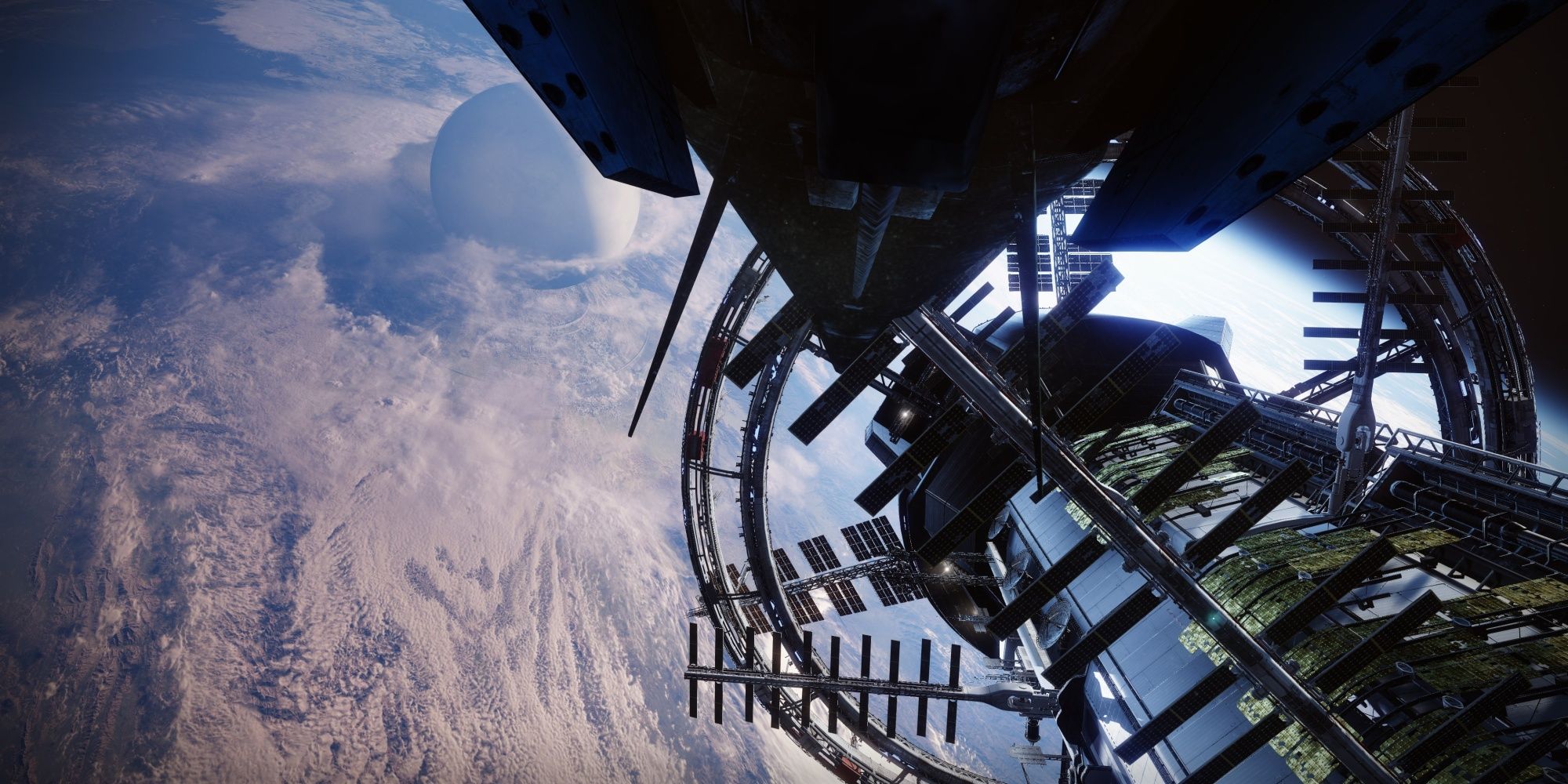 Destiny 2 Operation Seraph's Shield Space Station View