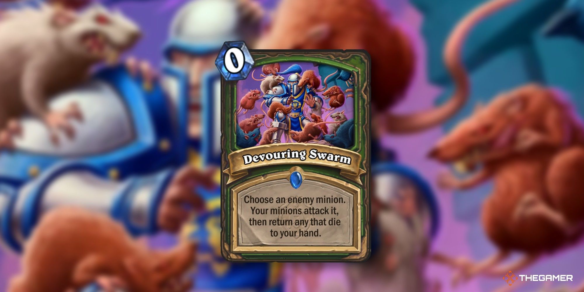 Devouring Swarm Card