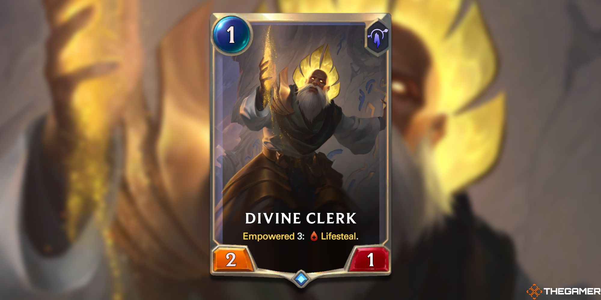 Divine Clerk Card Legends Of Runeterra
