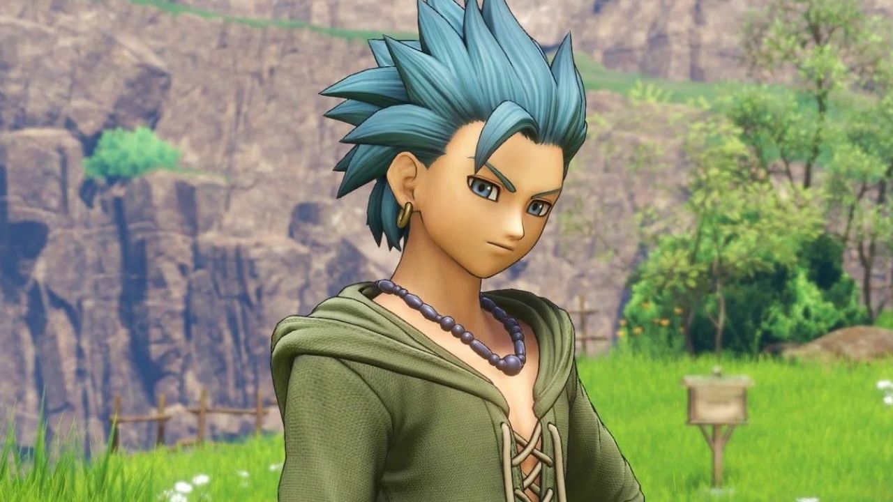 Dragon Quest 11's Erik Looking Drectly Into The Camera