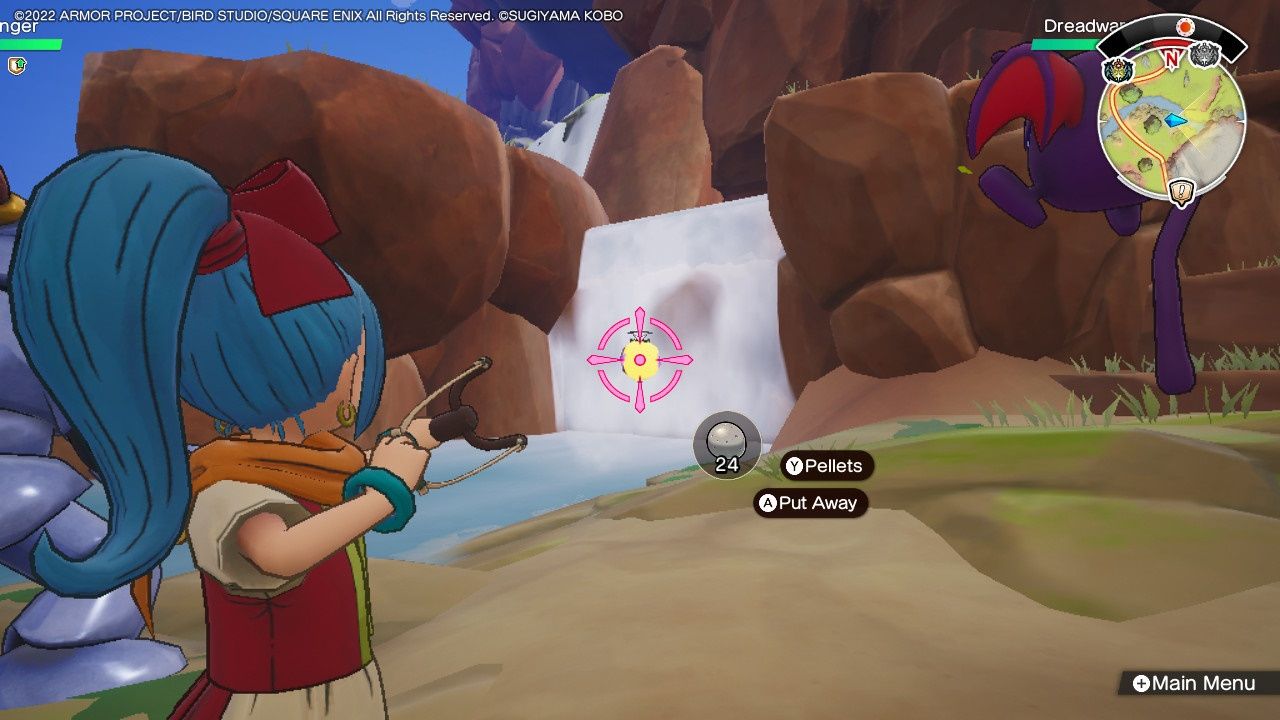 Сокровища Dragon Quest, Воздушные шары в Патерноггине, Воздушный шар перед водопадом