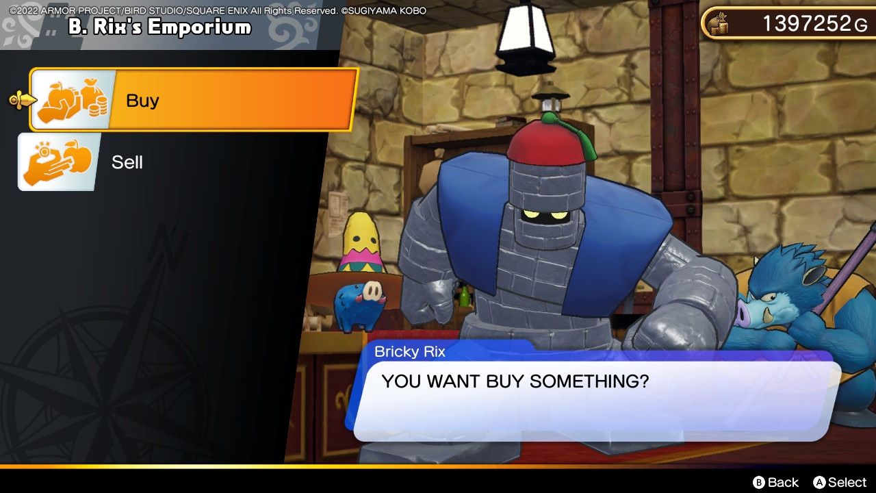Dragon Quest Treasures, The Shop At You Base