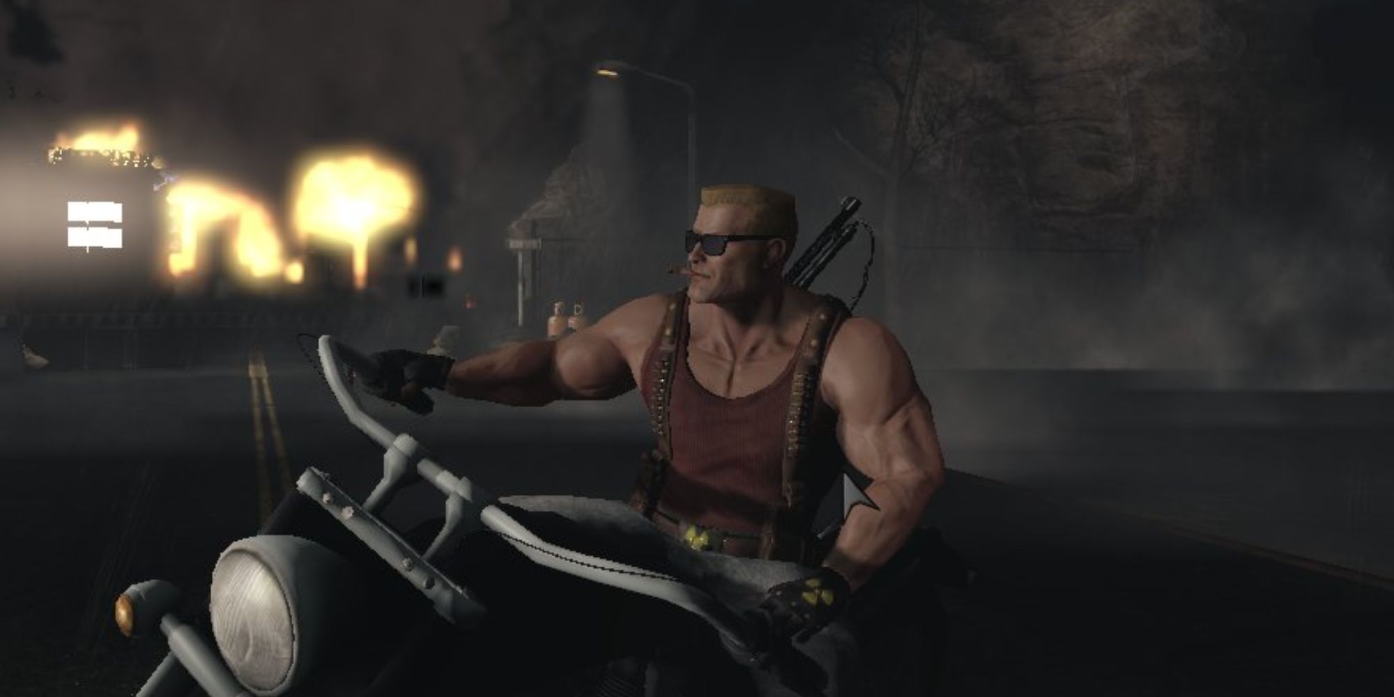A screenshot of the cancelled Duke Nukem 3D: Reloaded.