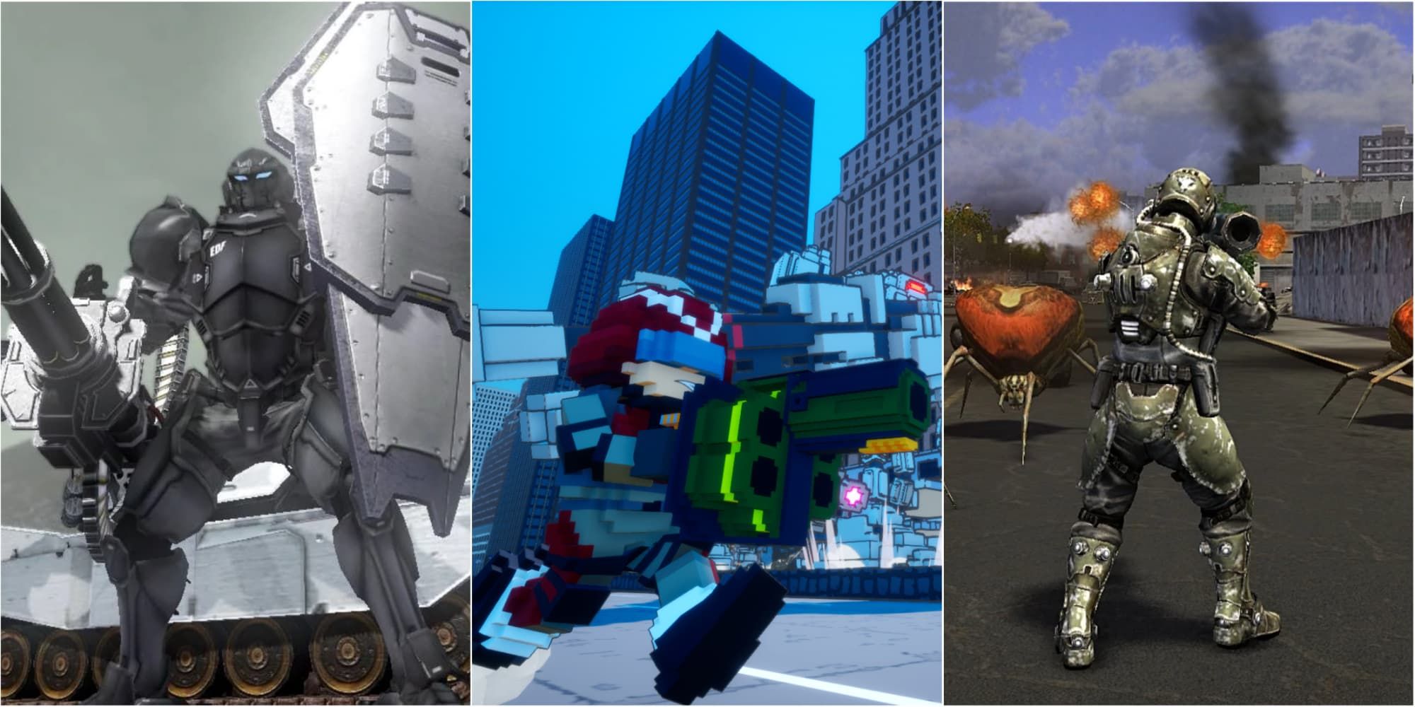 Earth Defense Force 2025, World Brothers, and Insect Armageddon.