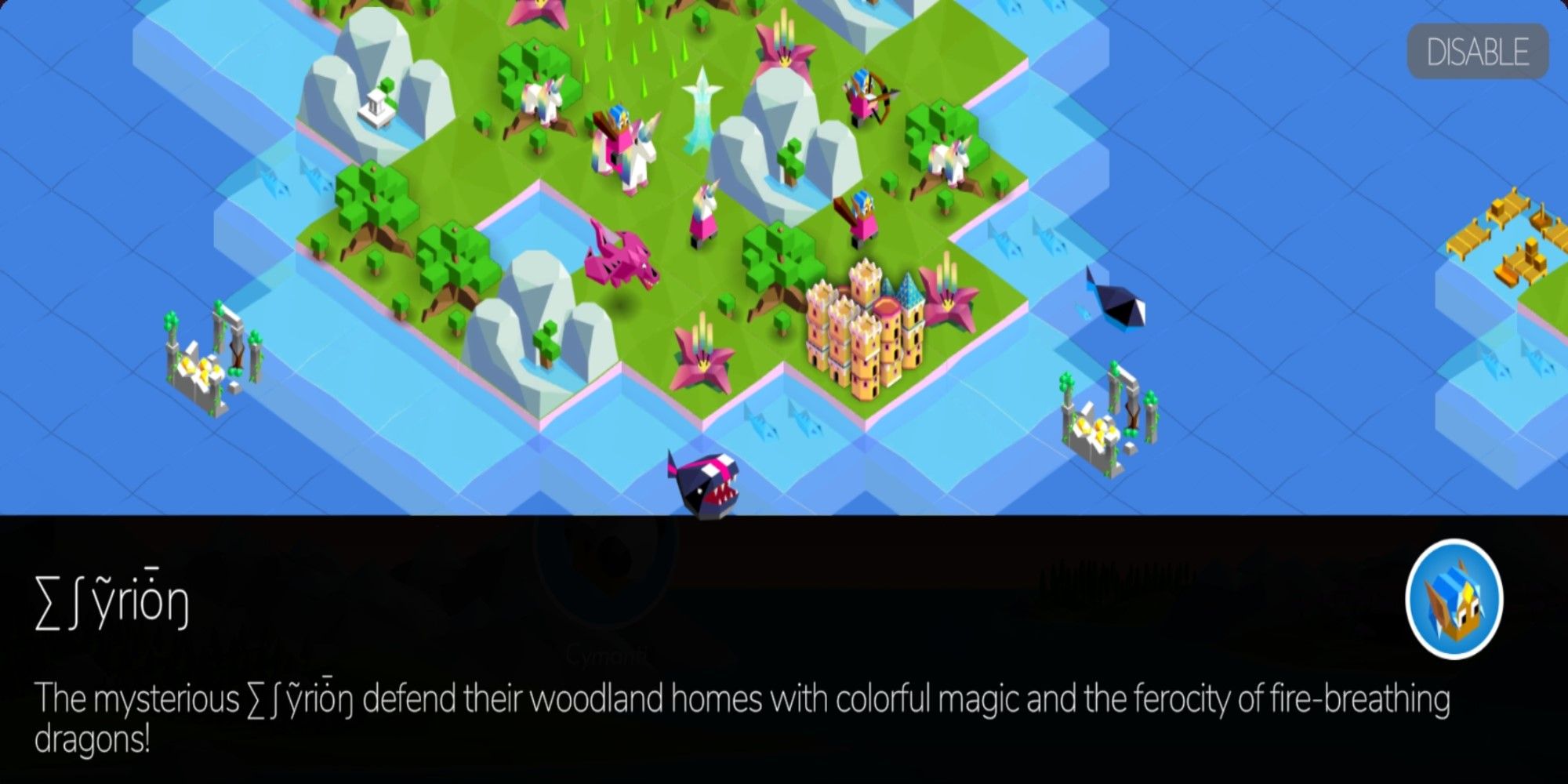 Information on the Elyrion Tribe from Battle of Polytopia.