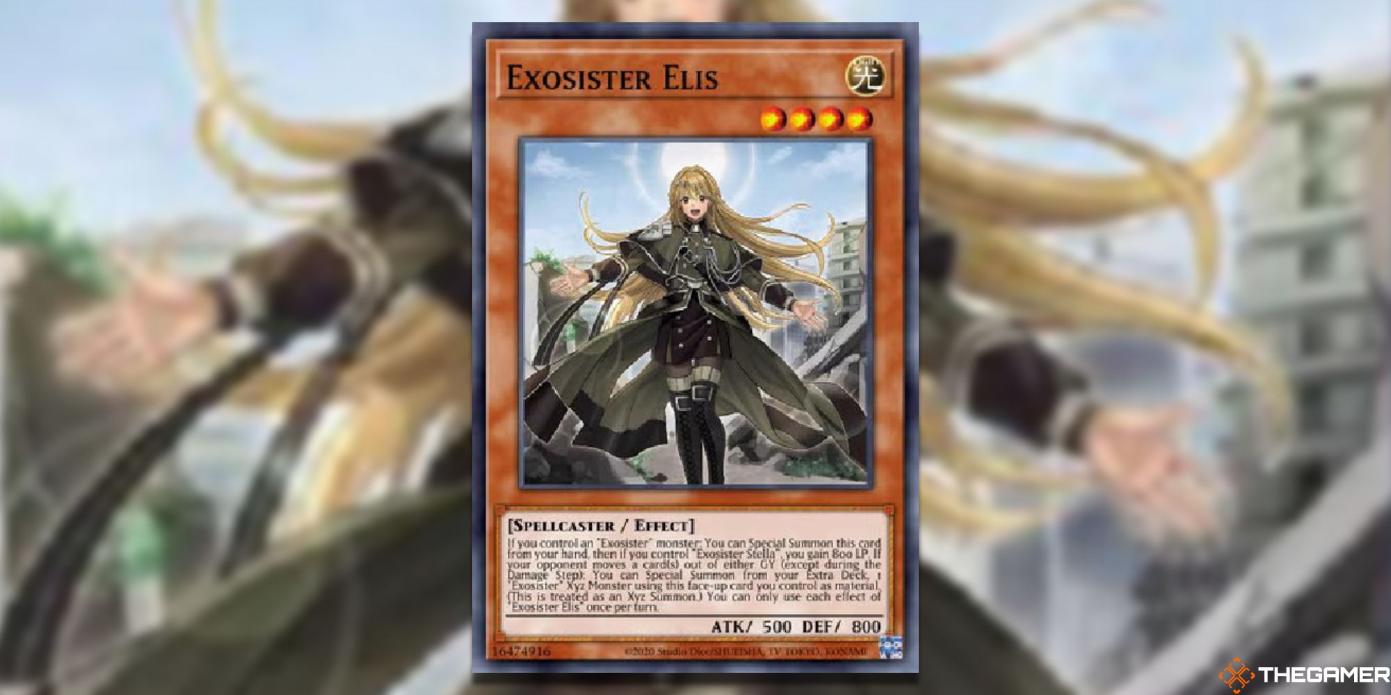 exosister elis yugioh card