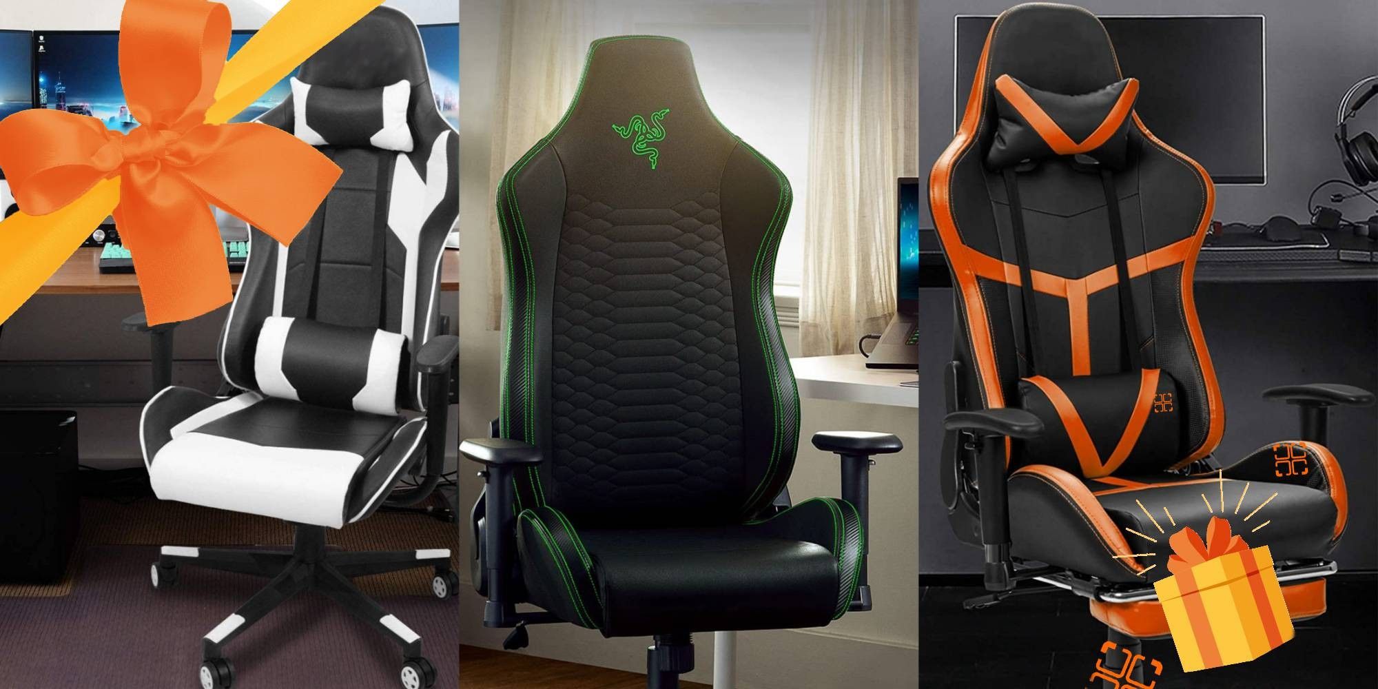 collage of gaming chair buyer's guide holiday 2022